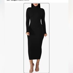 Sexy Black Pencil Bodycon Dress
